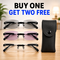 Rimless Folding Adaptive Power Mobile Protection Reading Glasses B1 G2 Free (3FORG10)